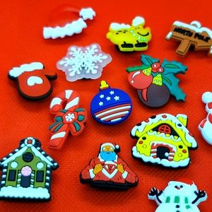 🎅🤶 Christmas Shoe Charms - 38 Pcs